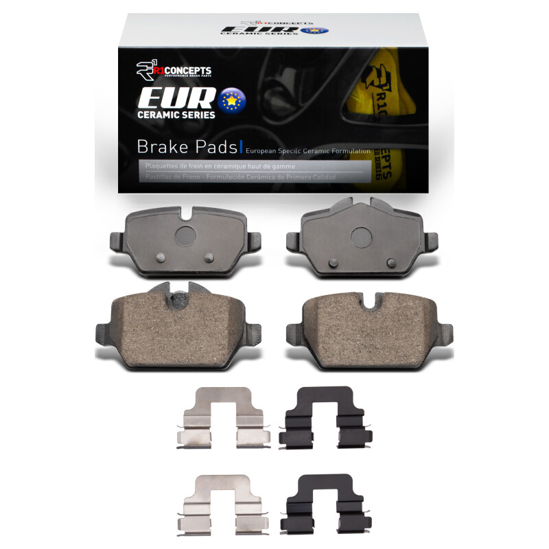 BMW 120i Brake Pads - Rear - R1 Concepts - Euro Ceramic - `05-`16
